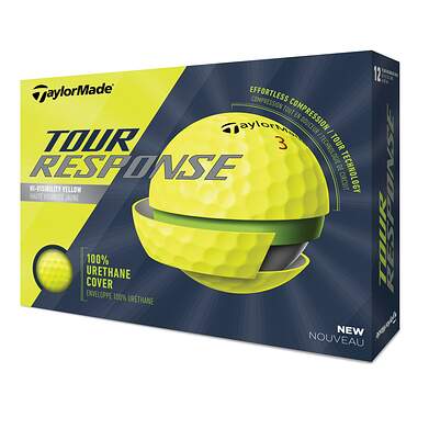 TaylorMade Tour Response Yellow Golf Balls